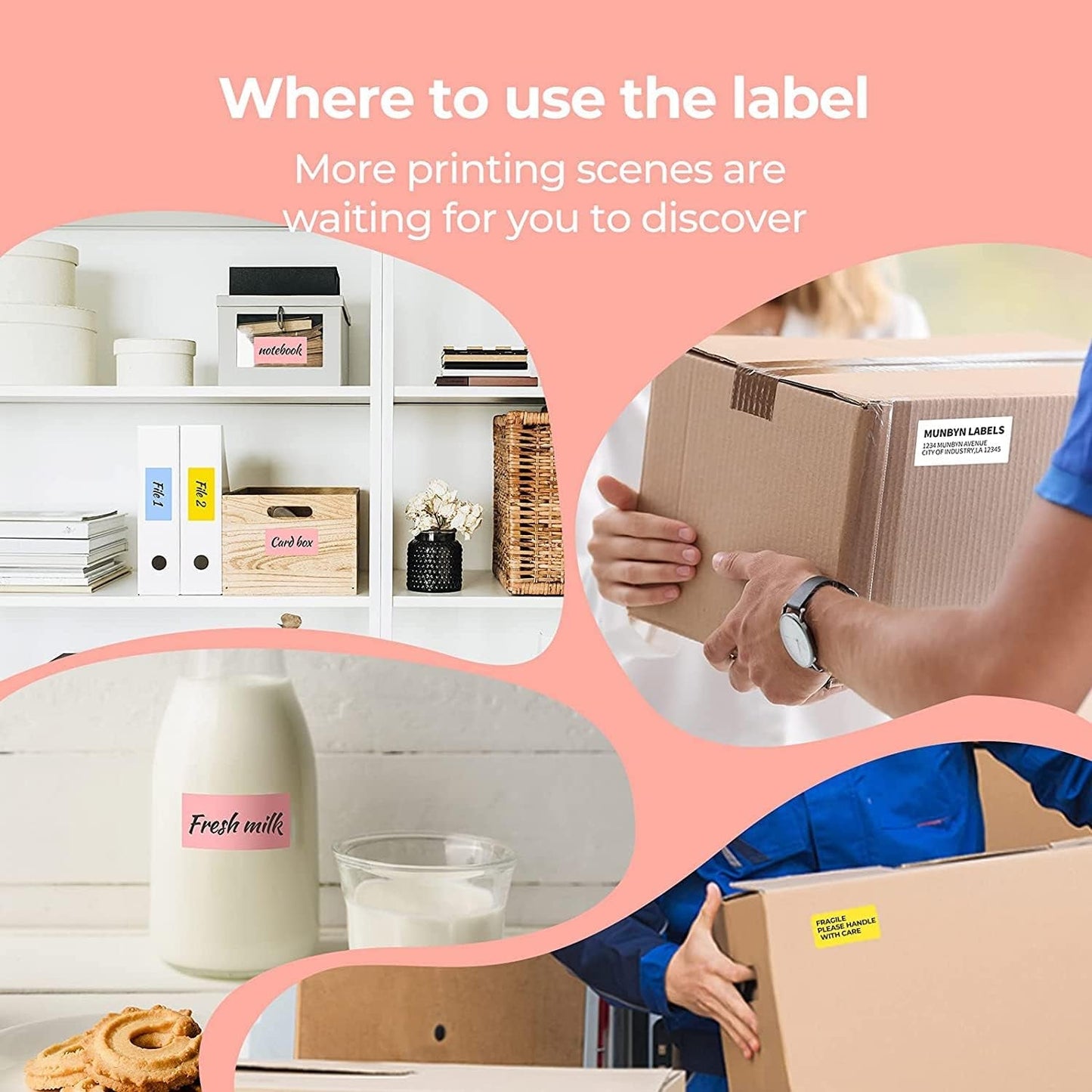 Versatile Thermal Label Stickers