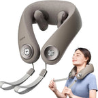 Cordless Shiatsu Neck and Shoulder Massager with Heat, Bluetooth Music