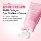 [NEW] [Medicube] PDRN Collagen Gua Sha Neck Wrinkle Cream | Built-In Gua Sha Massager with Volufiline 5% + PDRN | Firming, Contour Care for the Look of Fine Lines, Jawline, Neck, Décolleté,Underarms, Chest, Legs, Shoulder | Massage Cream | Korean Skincare