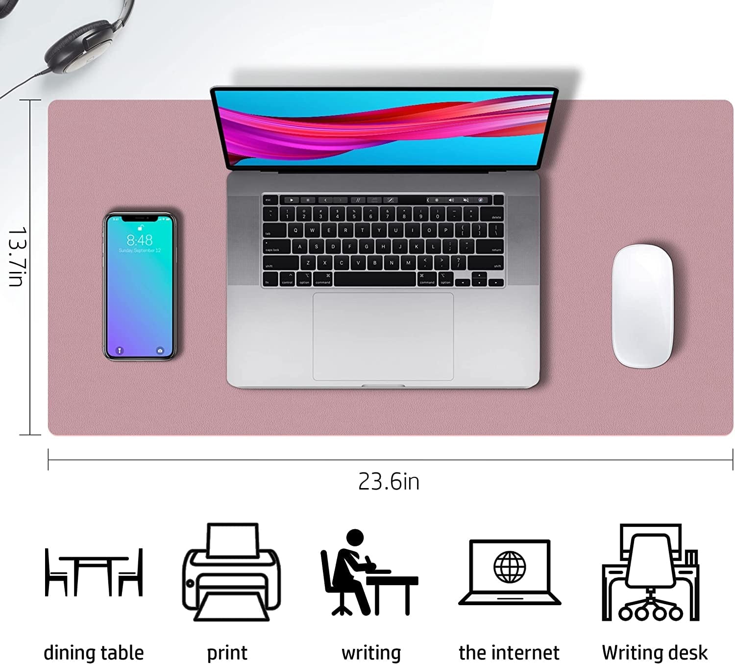 Stylish Double-Sided Desk Pad