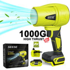 SEESE Turbo Jet Blower,Leaf Blower, Violent Turbo Fan, Pure Copper Motor,Car Drying after Wash, Handheld Snow Blower,Cordless Turbo Power Air Duster,Home Improve,Garden Mainte Holiday Gifts