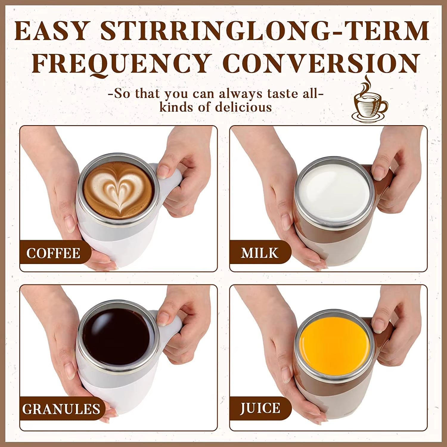 Effortless Stirring Mug