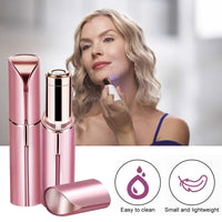 New Electric Facial Hair Removal Epilator Eyebrow Lipstick Shape Painless Facial Sensitive Areas Bikini Depilator Shaver Trimmer