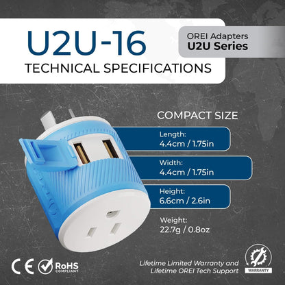 Universal Travel Adapter for Women