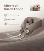 Cordless Shiatsu Neck and Shoulder Massager with Heat, Bluetooth Music