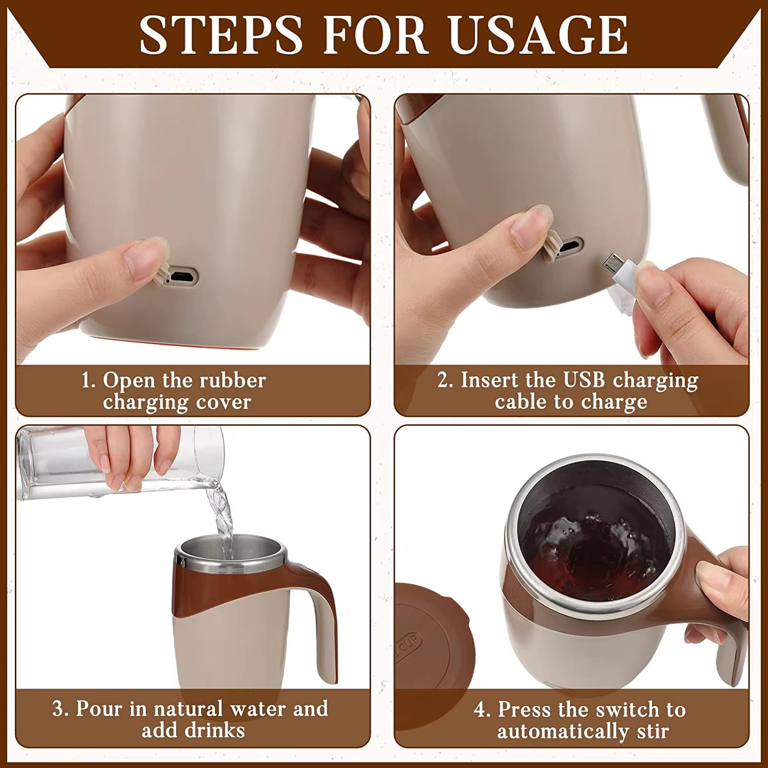 Effortless Stirring Mug